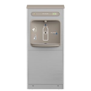 Dispensador de agua fría con llenador de botellas de pedestal Elkay EZH2O DSSBF8S